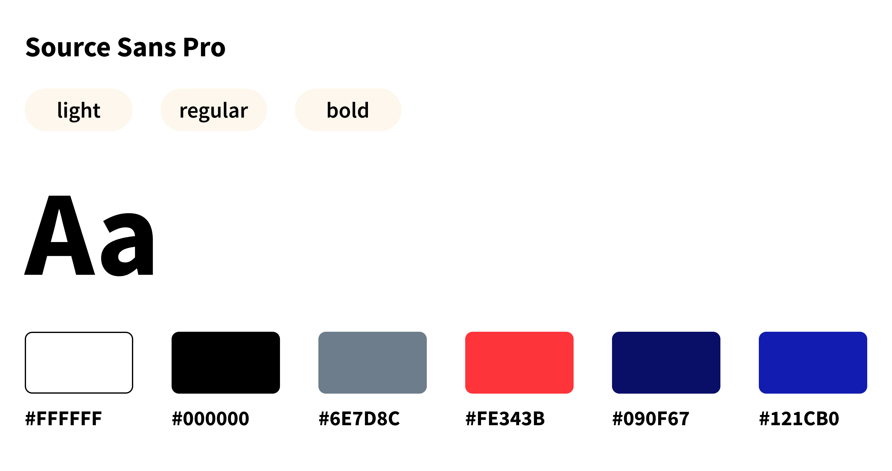 bump typographie et couleurs