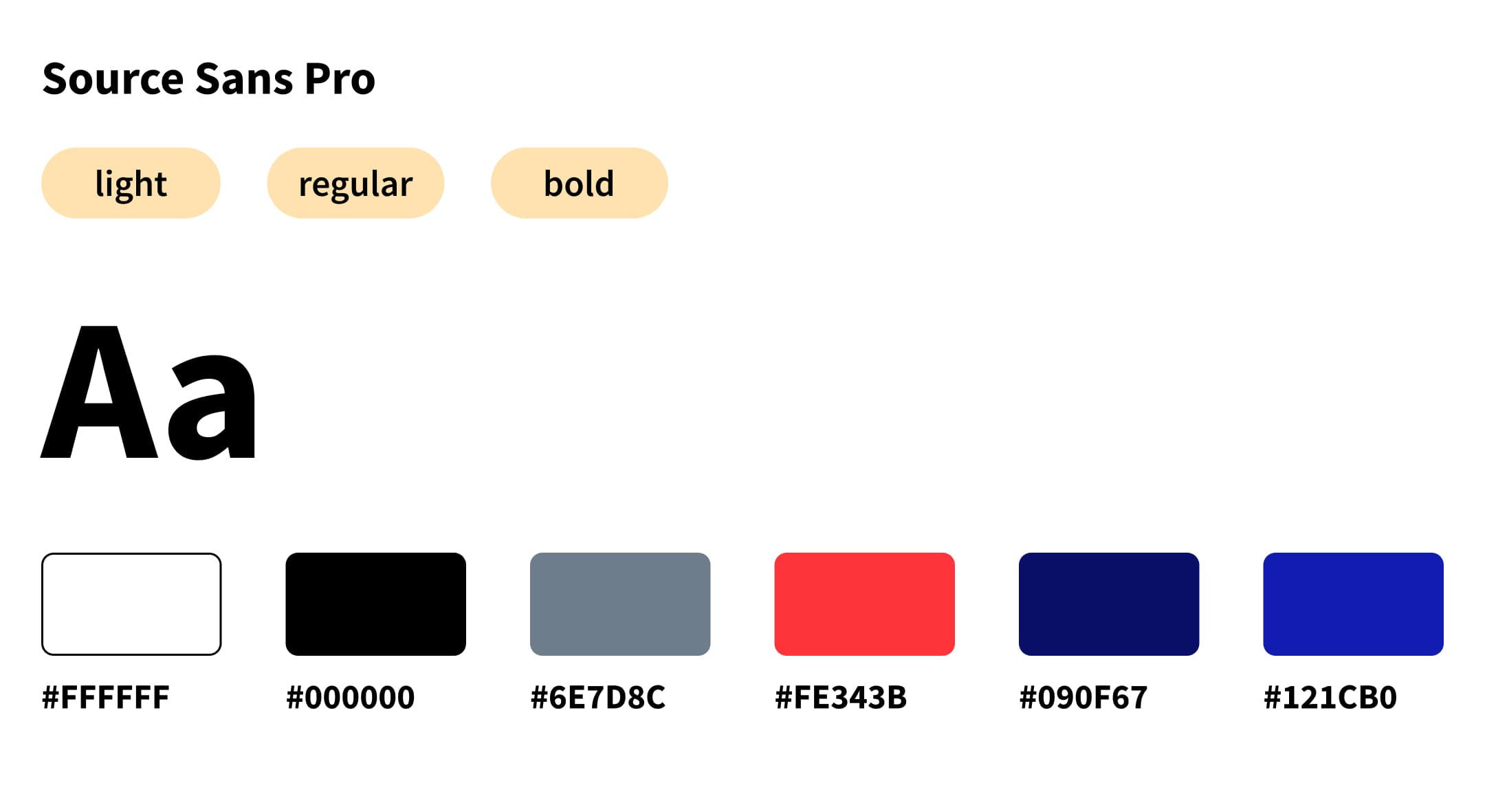 bump typographie et couleurs