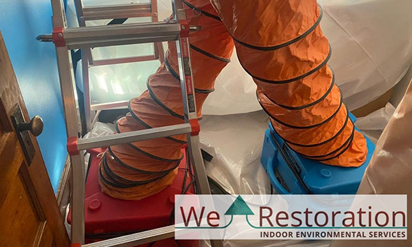 Mold Remediation equipment in Takoma Park, MD.
