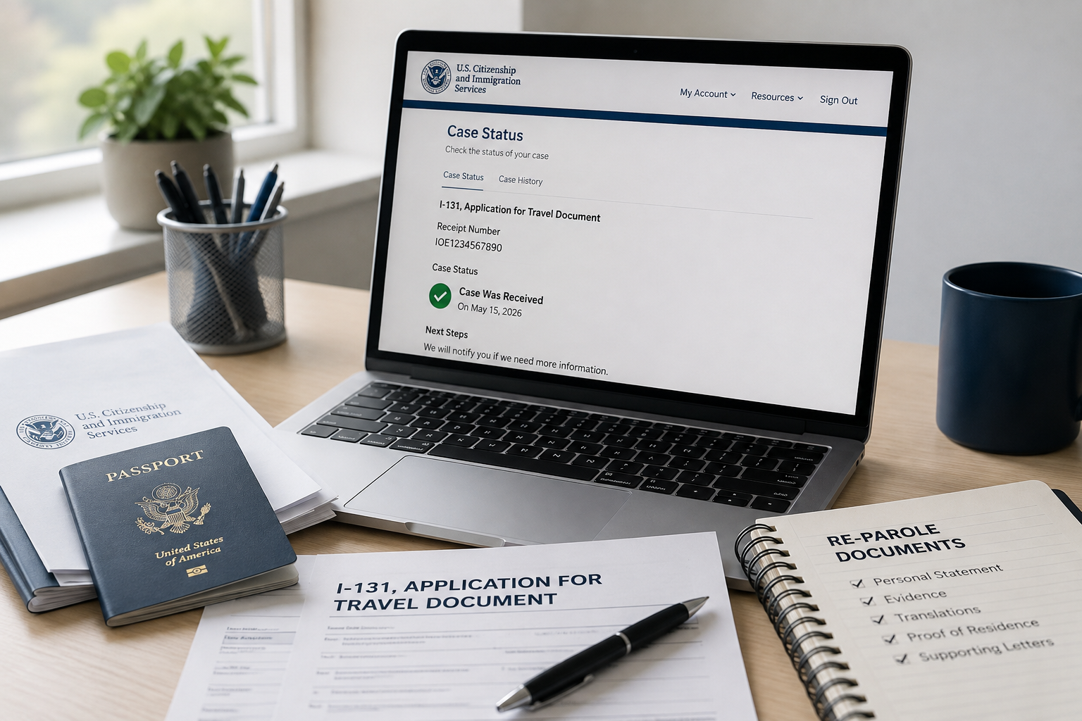 Документи USCIS для розгляду заяви на Re-Parole