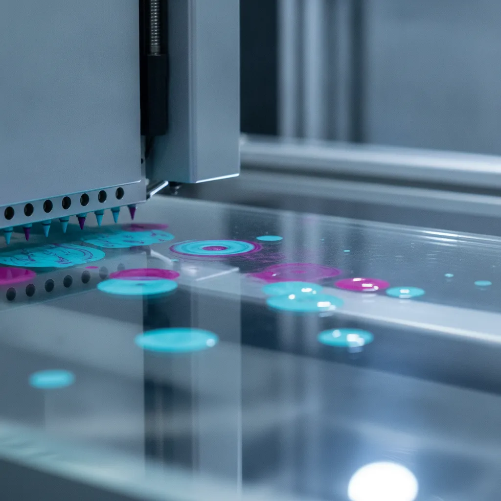 impression plexiglass transparent