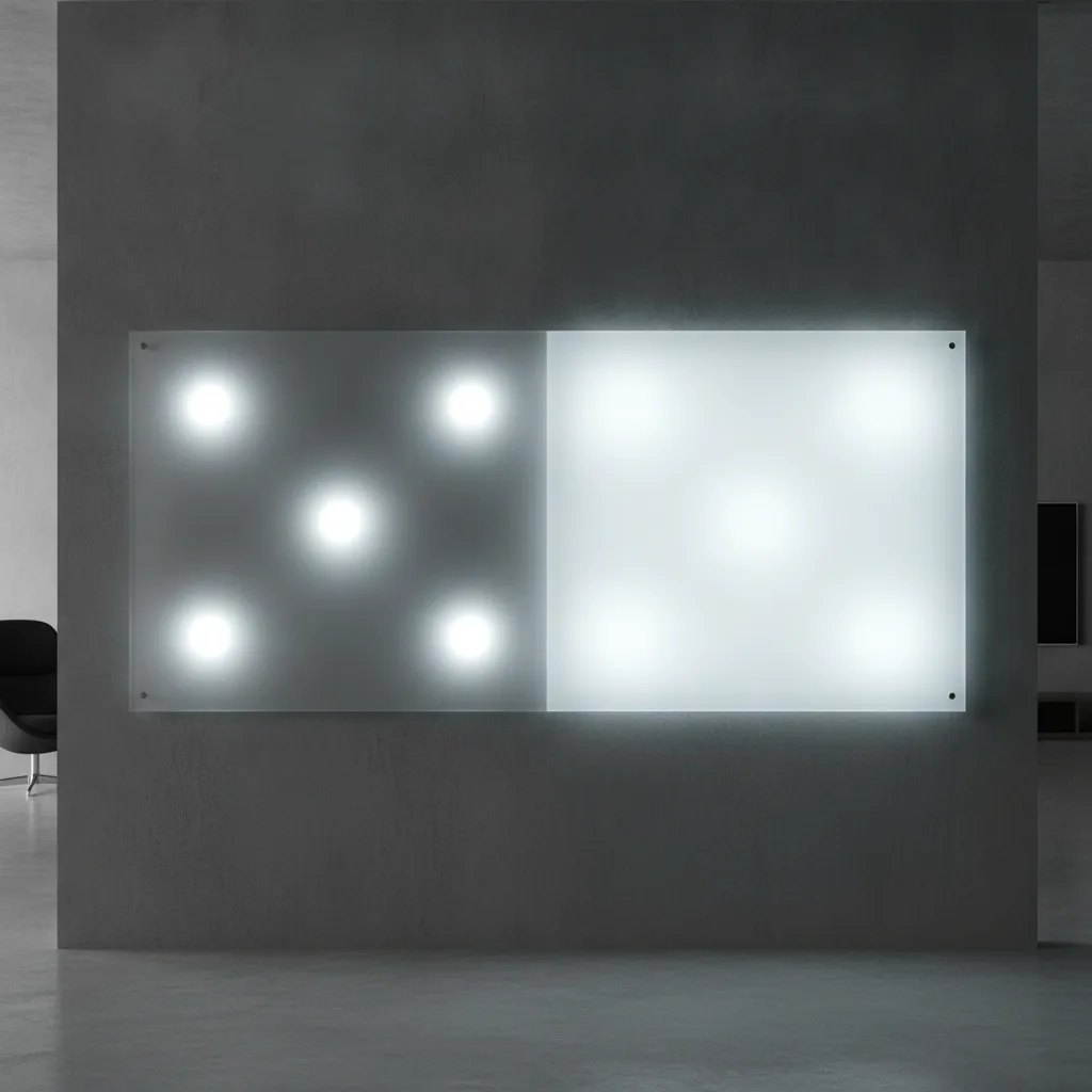 impression plexiglass transparent