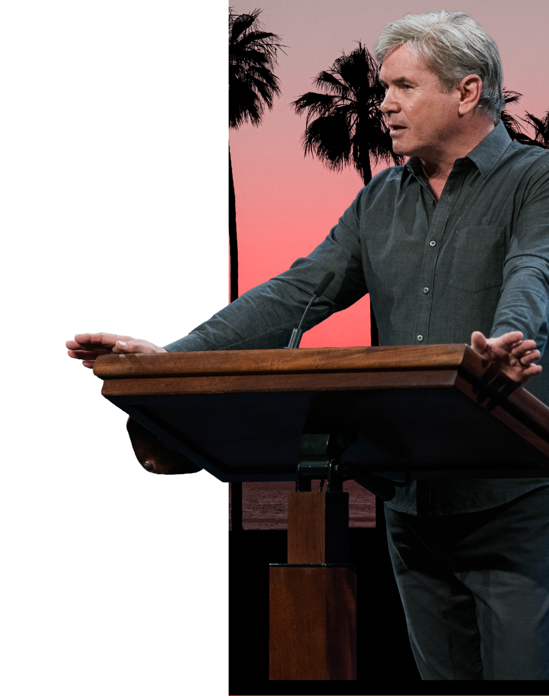 Jack Hibbs speaking from a podium