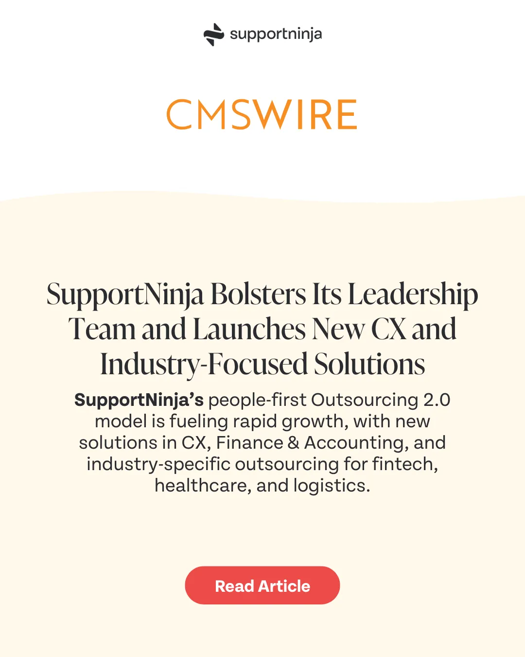 SupportNinja Bolsters Its Leadership Team and Launches New CX and Industry-Focused Solutions