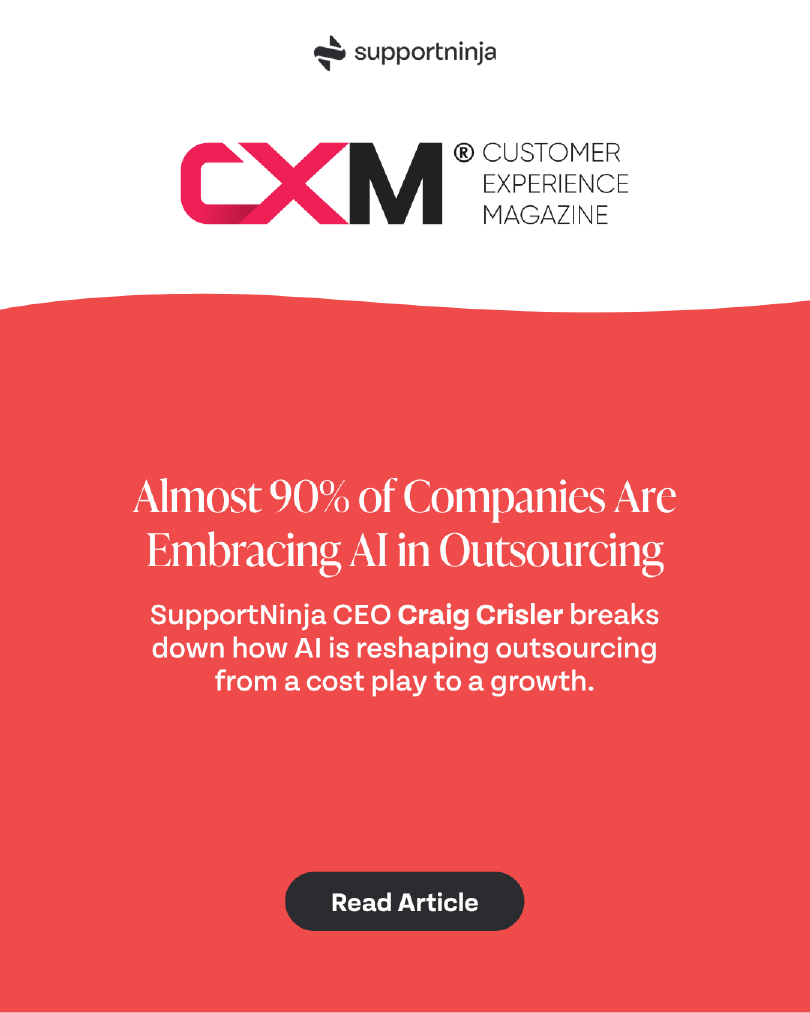 Almost 90% of companies are embracing AI in outsourcing