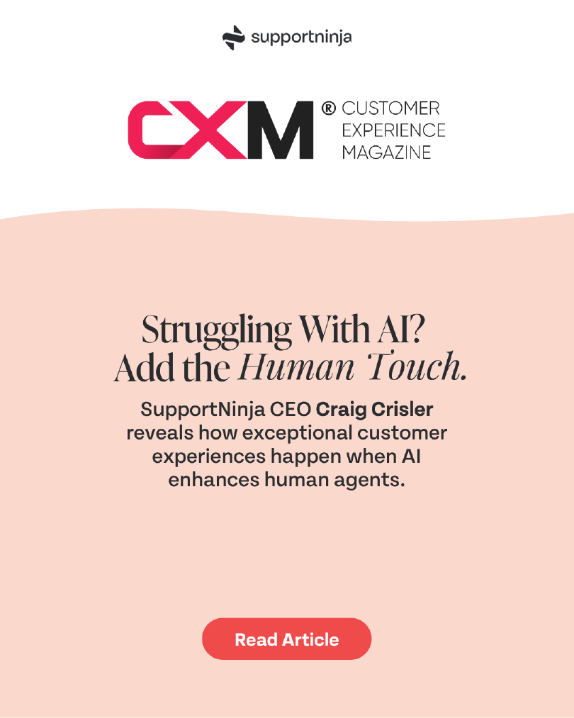 Struggling with AI? Add the human touch, says Support Ninja