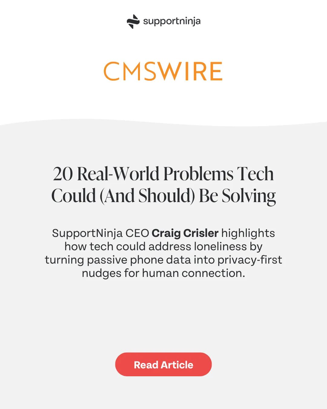 20 Real-World Problems Tech Could (And Should) Be Solving