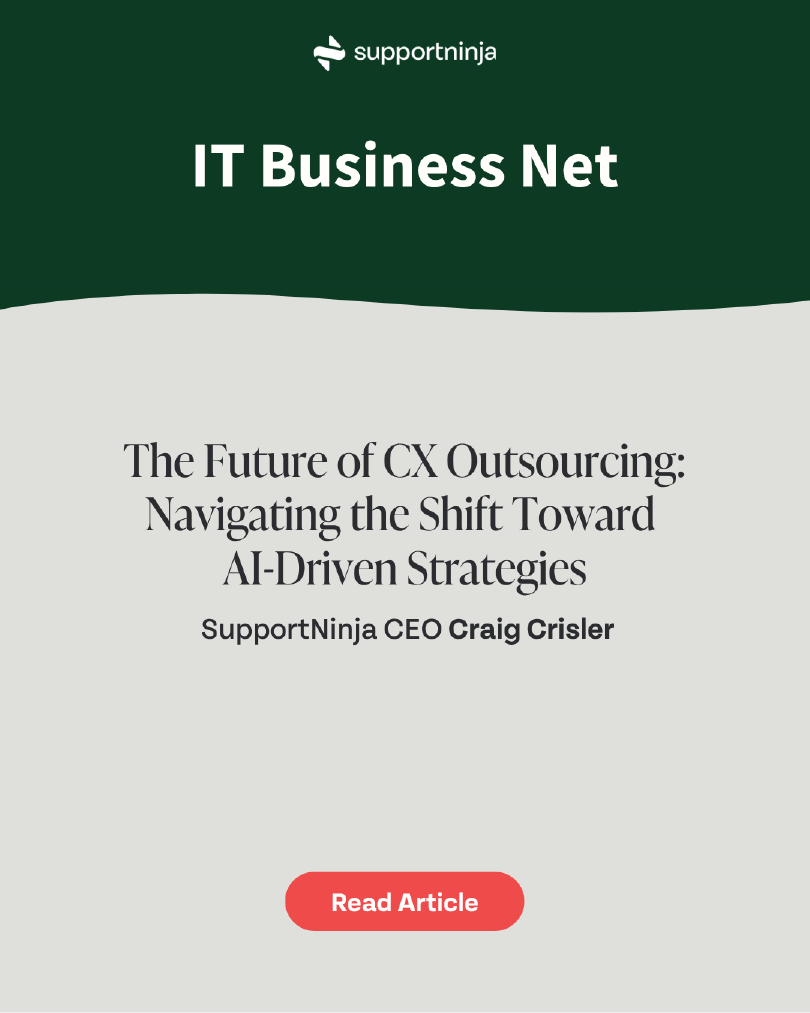 The Future of CX Outsourcing: Navigating the Shift Toward AI-Driven Strategies