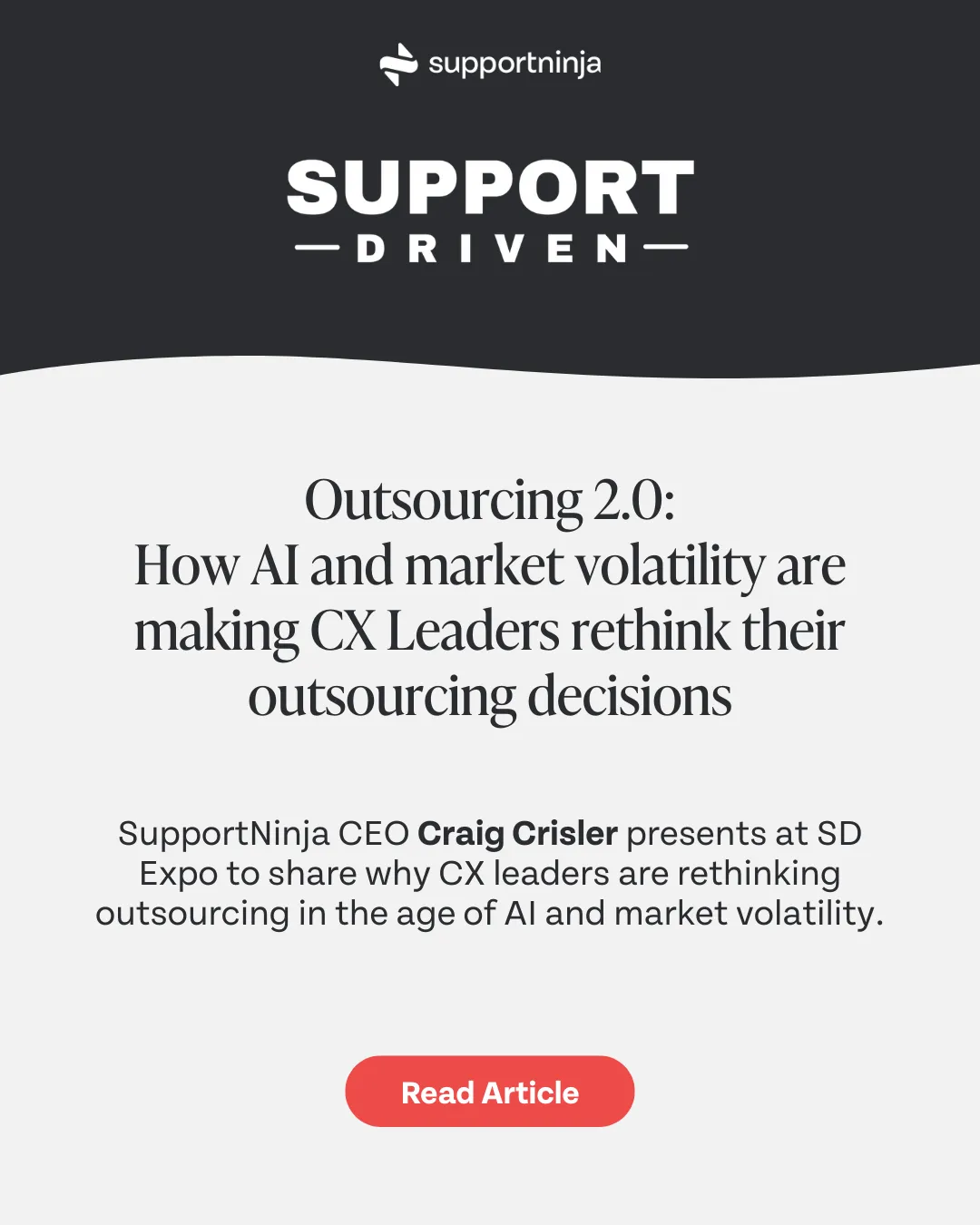 Outsourcing 2.0: How AI and market volatility are making CX Leaders rethink their outsourcing decisions