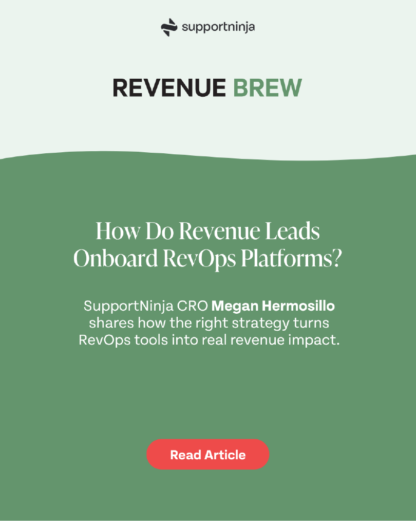 How do revenue leads onboard RevOps platforms?