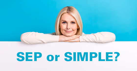 image of woman with SEP or simple words - new hampshire certifed public accounting services for businesses concept