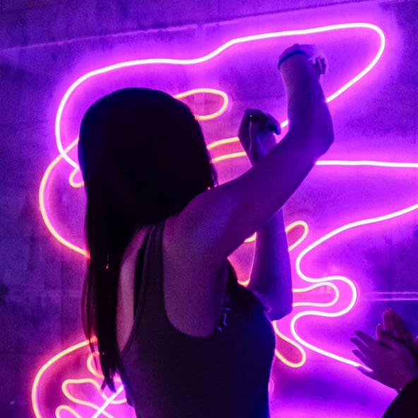 Follow Us On Instagram Top Left Image - Club X Webflow Template