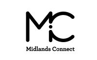 Logo with stylized letters 'MC' above the text 'Midlands Connect'.