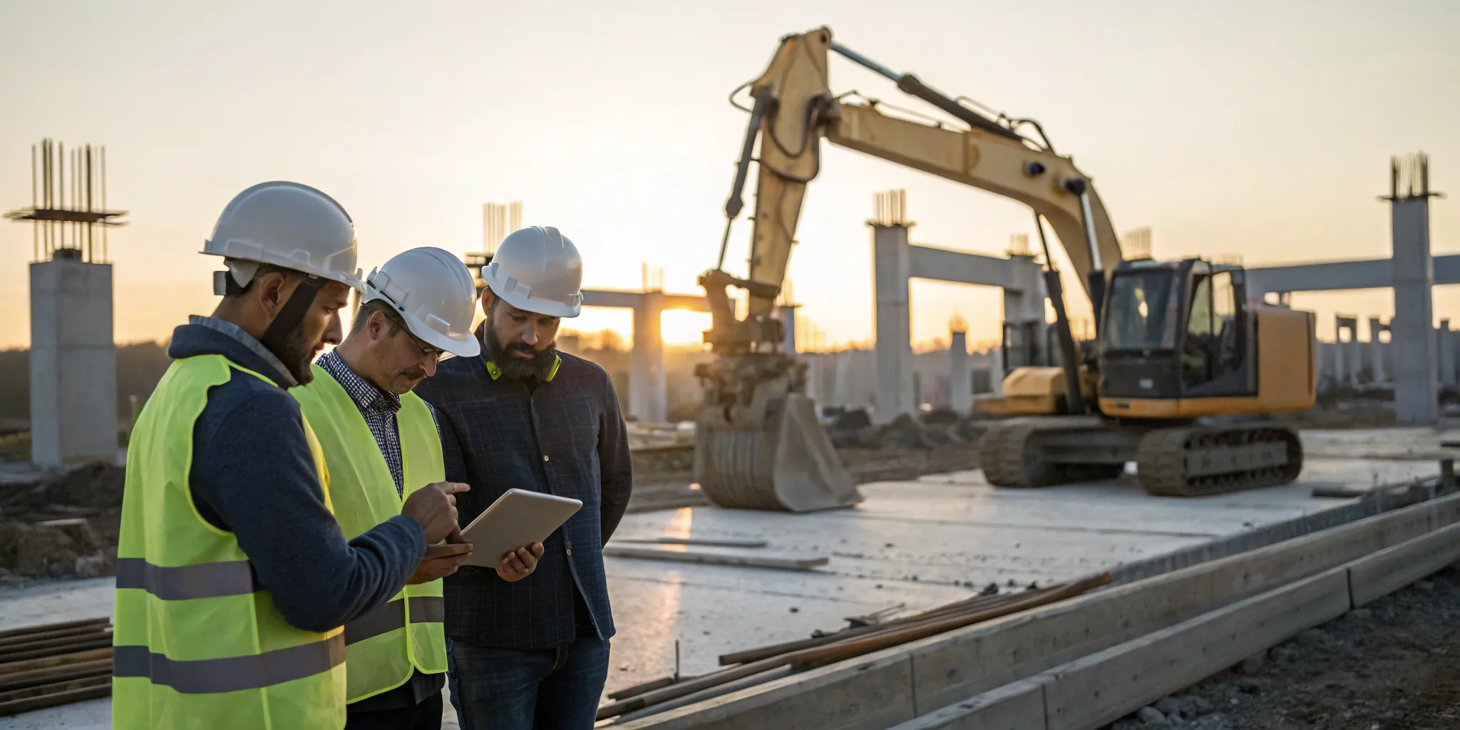 AI-powered tablet streamlines construction project management.