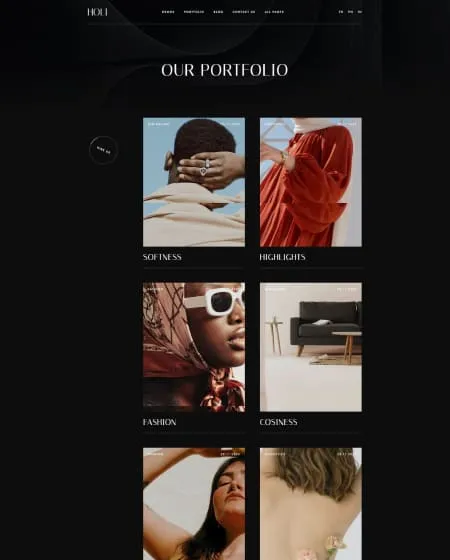 Project screens
