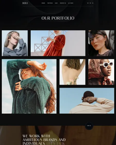 Project screens