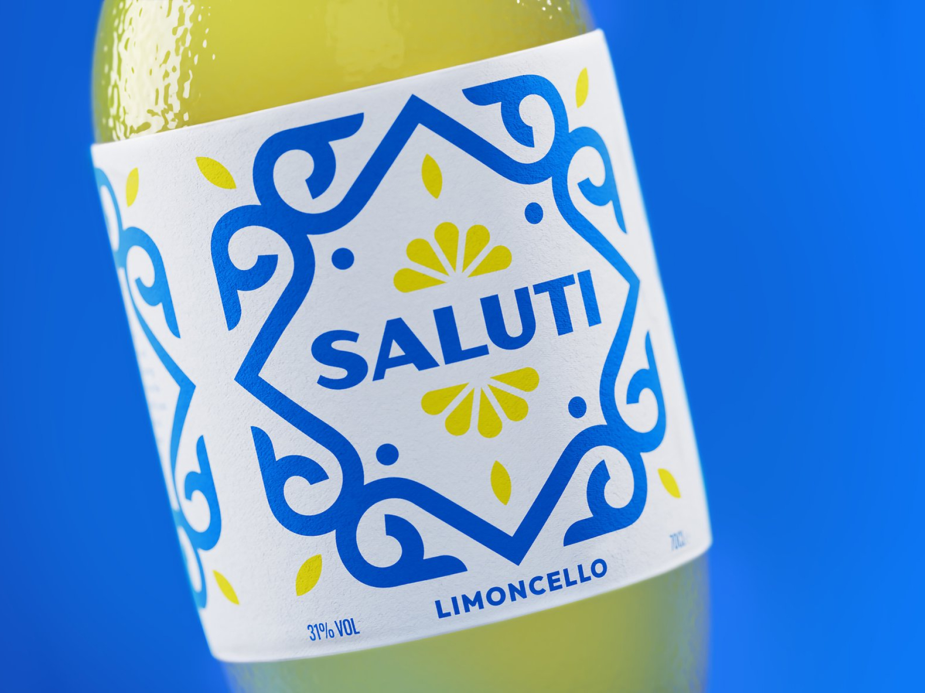 Unbound. Saluti brand experience. Cohesive spirit packaging design. Product interaction visual strategy.