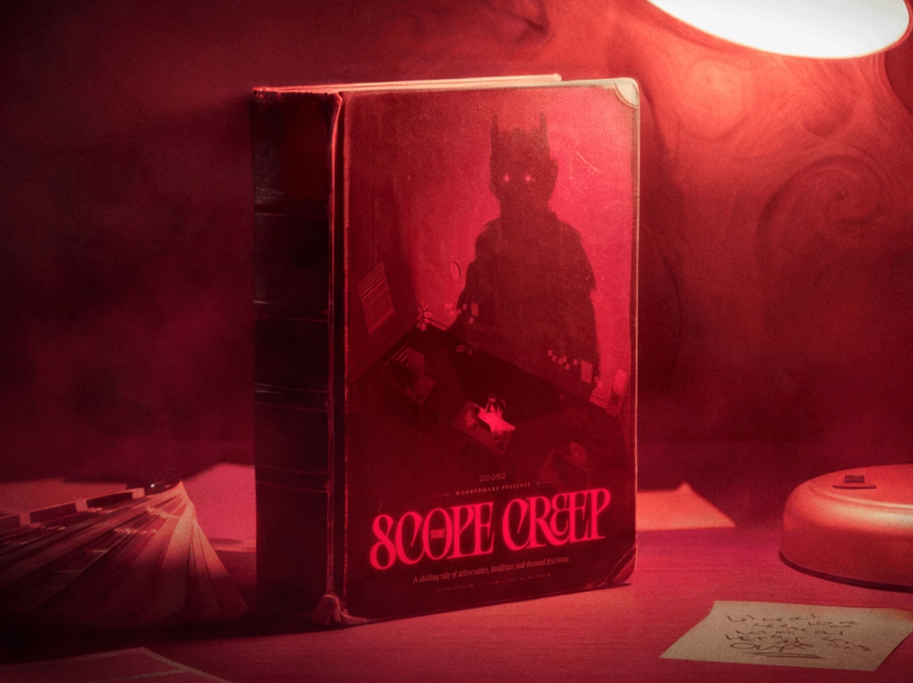 Wondermake. Scope Creep self-initiated experiment. High-engagement creative agency side project.