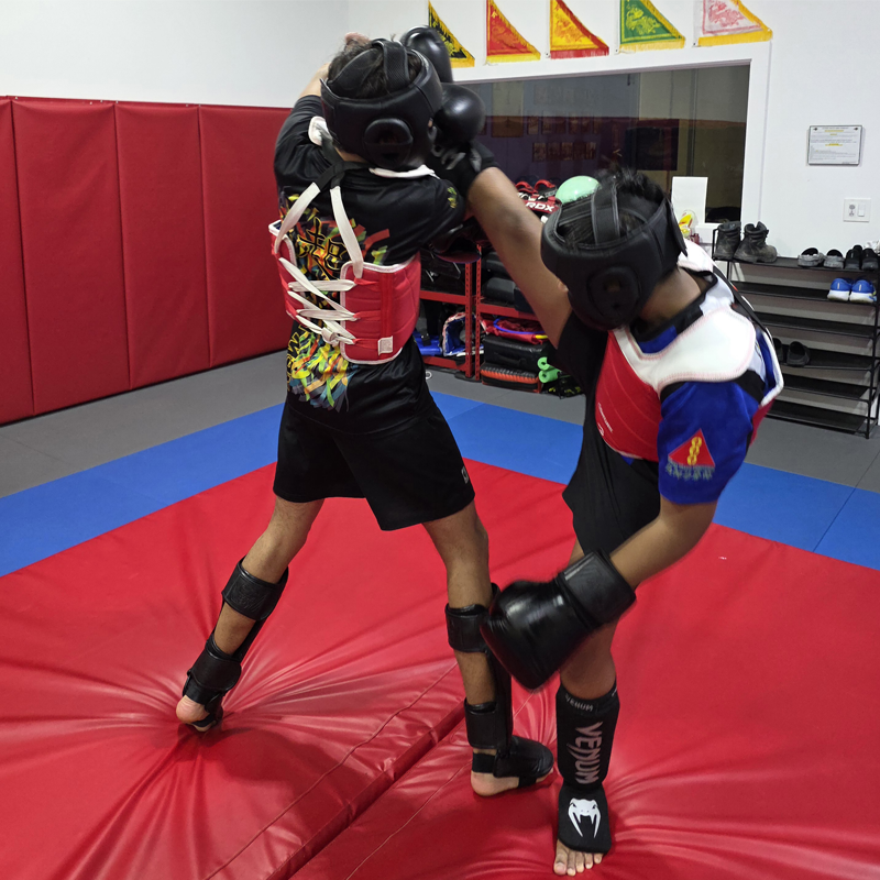 Vincent Meng with palms together