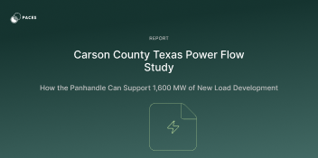 Hansford County, Texas Power Flow Study: How ERCOT can enable 1,345 MW of new load by 2030