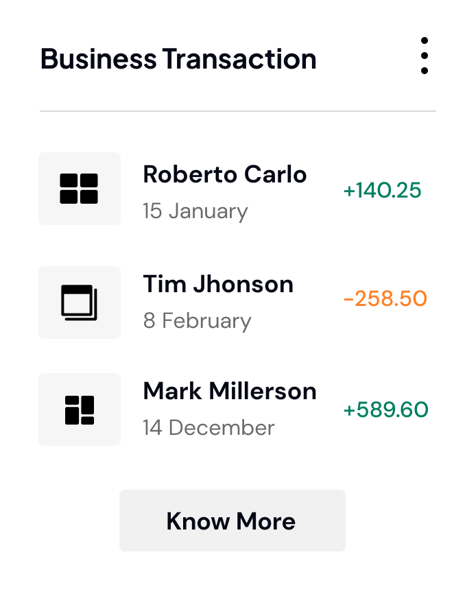 Business Transaction