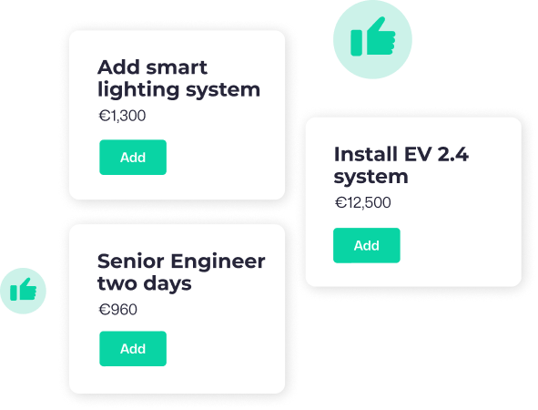 Illustration of optional services