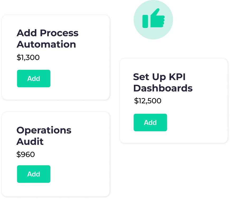 Illustration of optional services