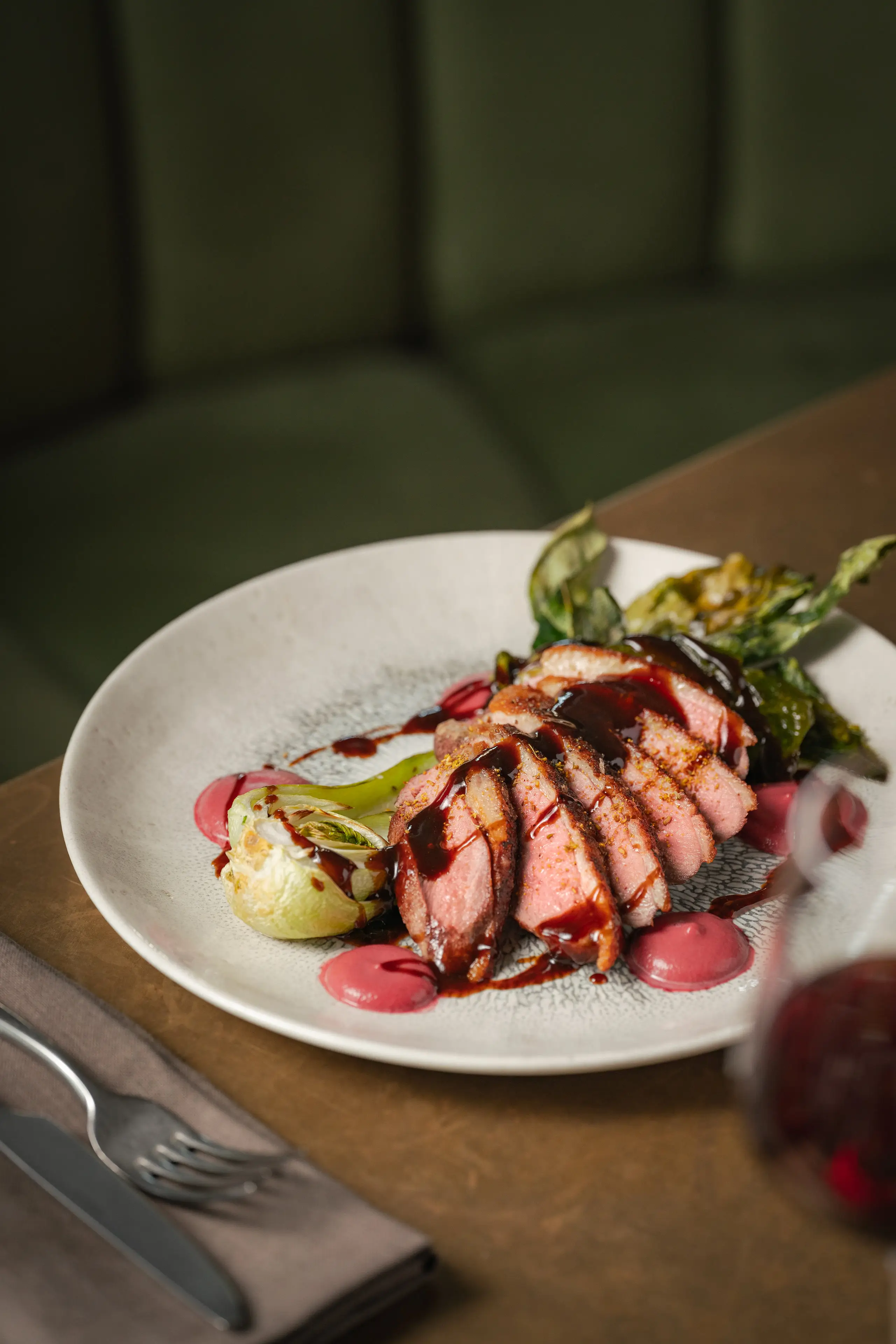 A dish from the à la carte menu at Fern