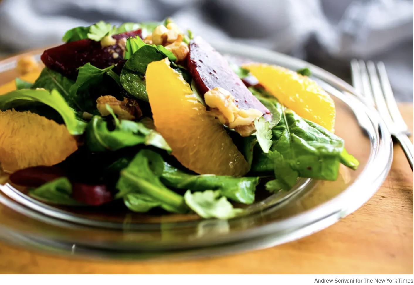 Beet, Orange and Arugula Salad