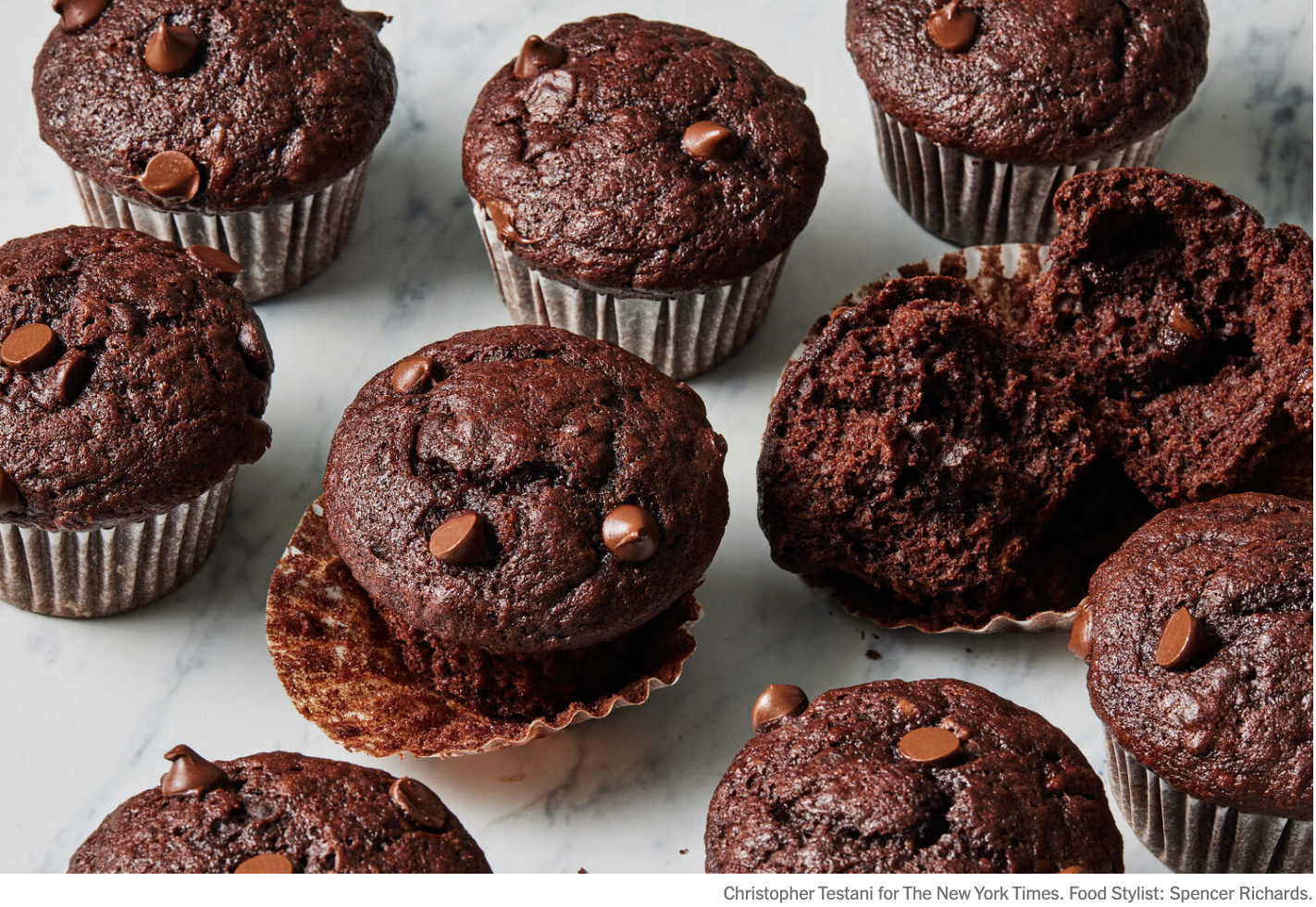 Chocolate Banana Muffins