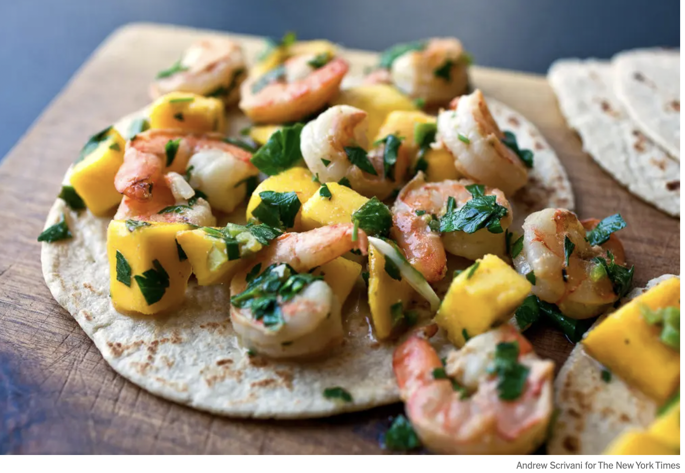 Shrimp & Mango Tacos