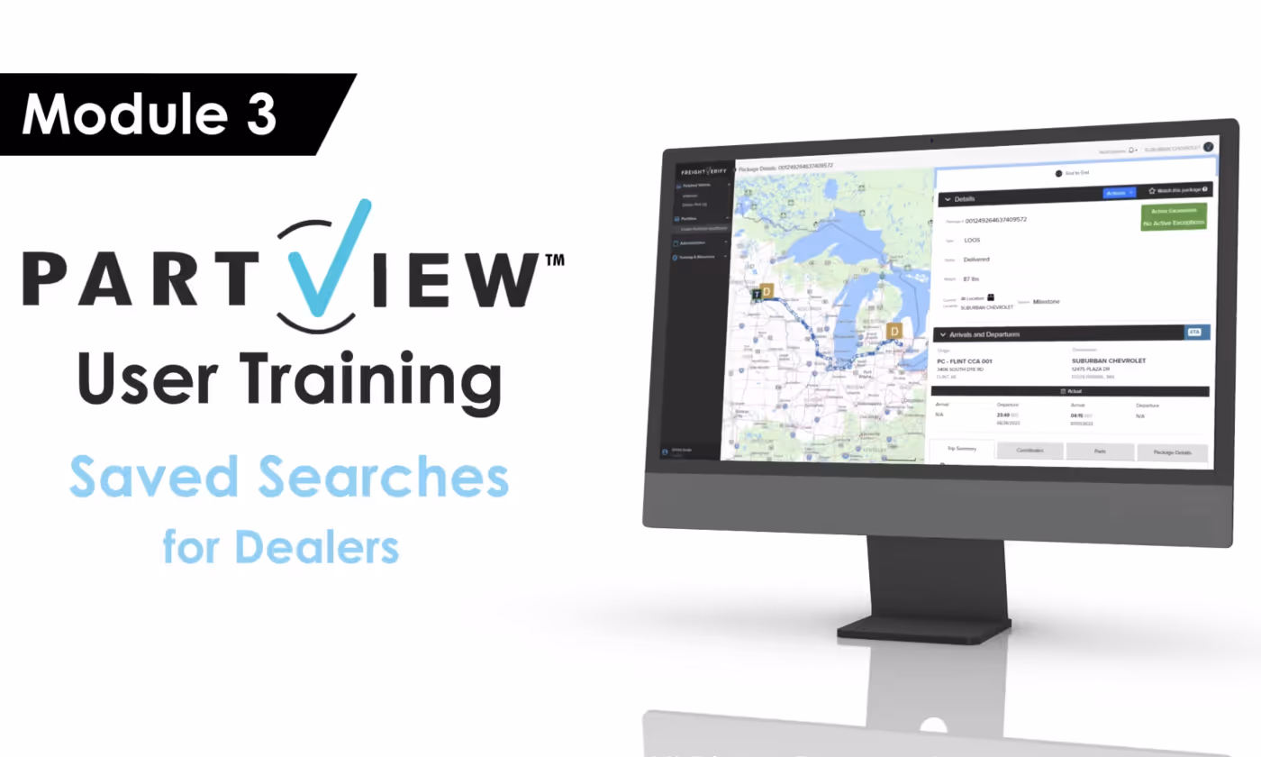 PartView User Training for Dealers Module 3