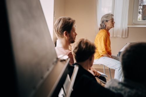Ecoute voix leçon enseignante