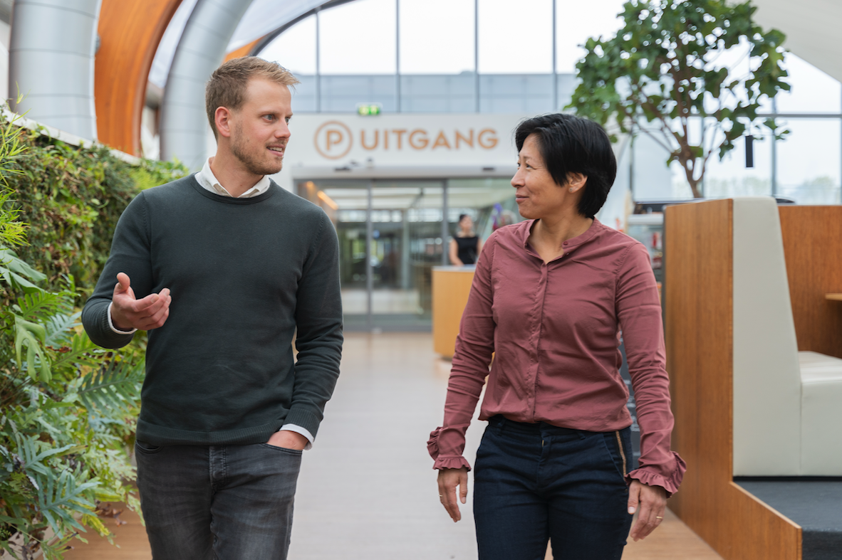 Arlande collega's praten