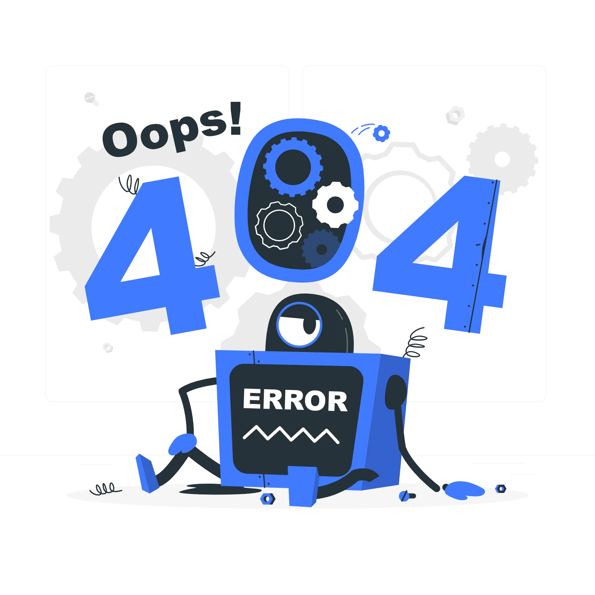 404 page not found robot