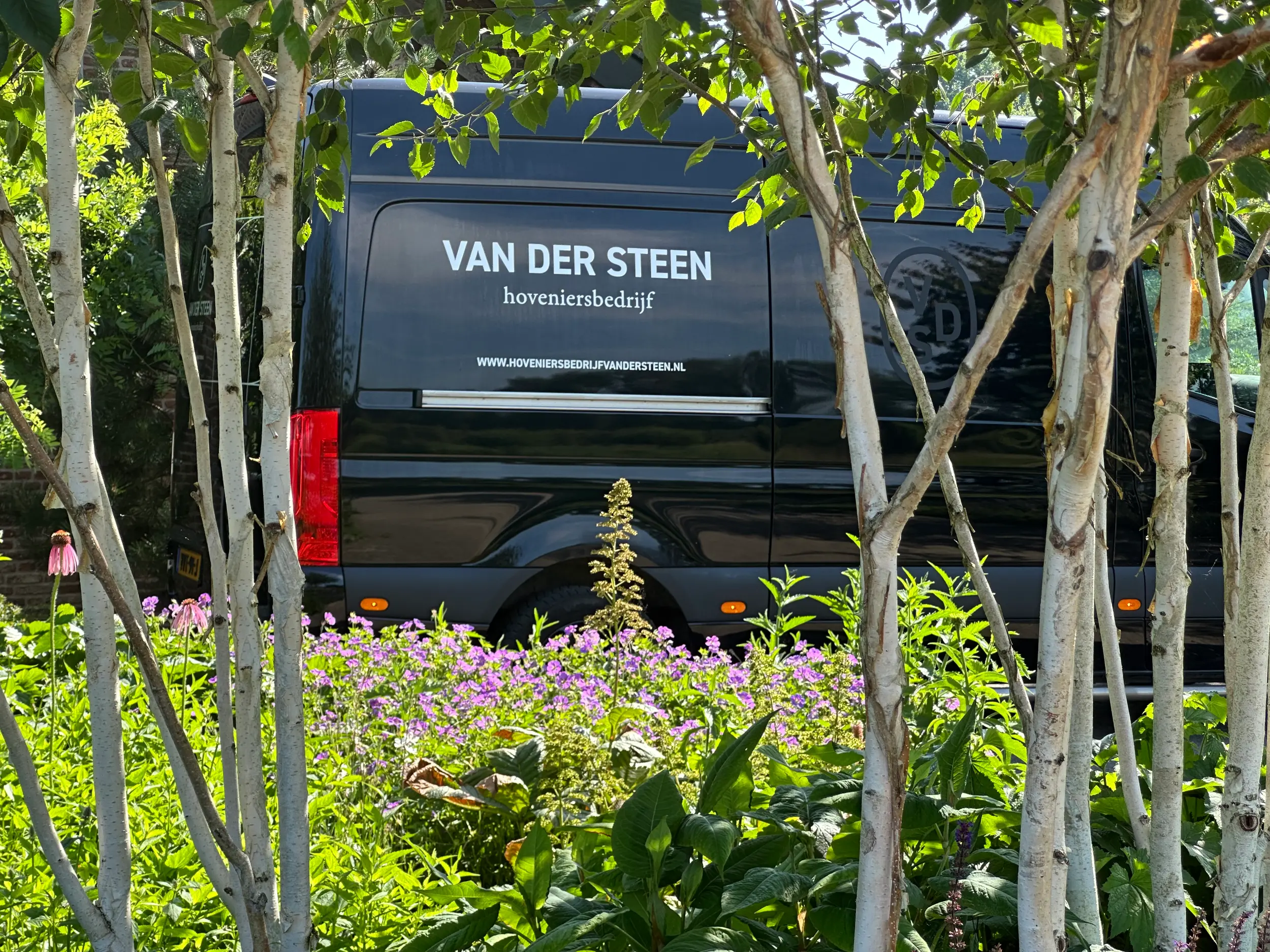 Bus van Hoveniersbedrijf van der Steen