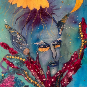 Artisan Ed Dyke Pottery image of tan vessels in whimsical shapes