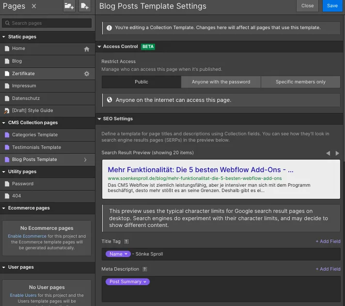 Meta Titel und Beschreibung