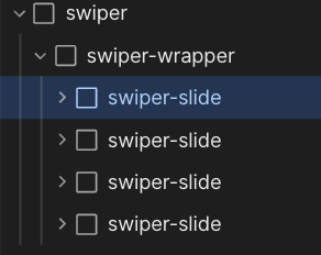 Swiper.js Slider Aufbau extended