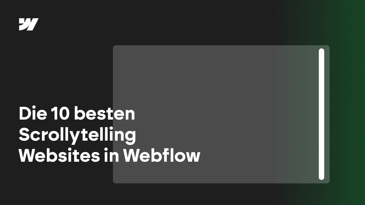 Scrollytelling Webflow