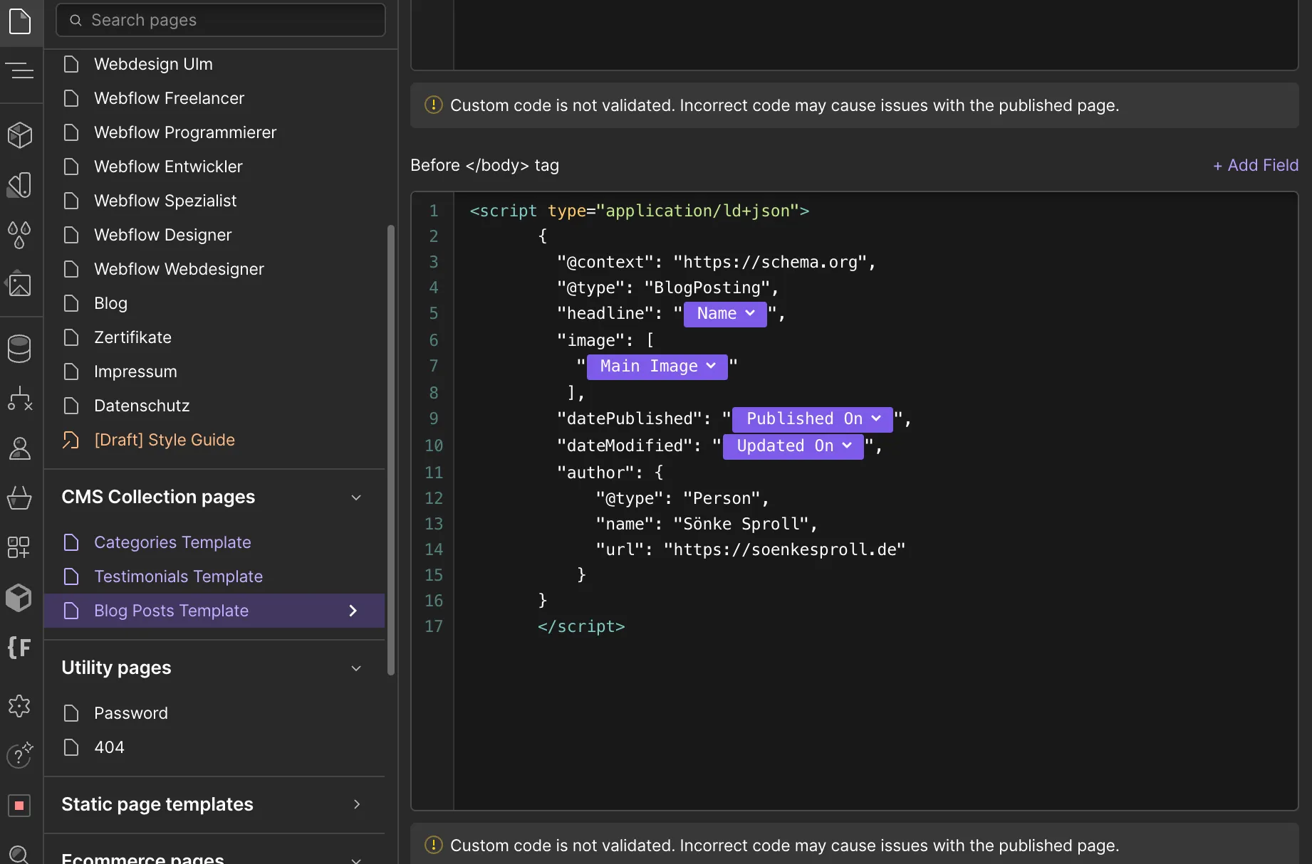 Strukturierte Daten Artikel