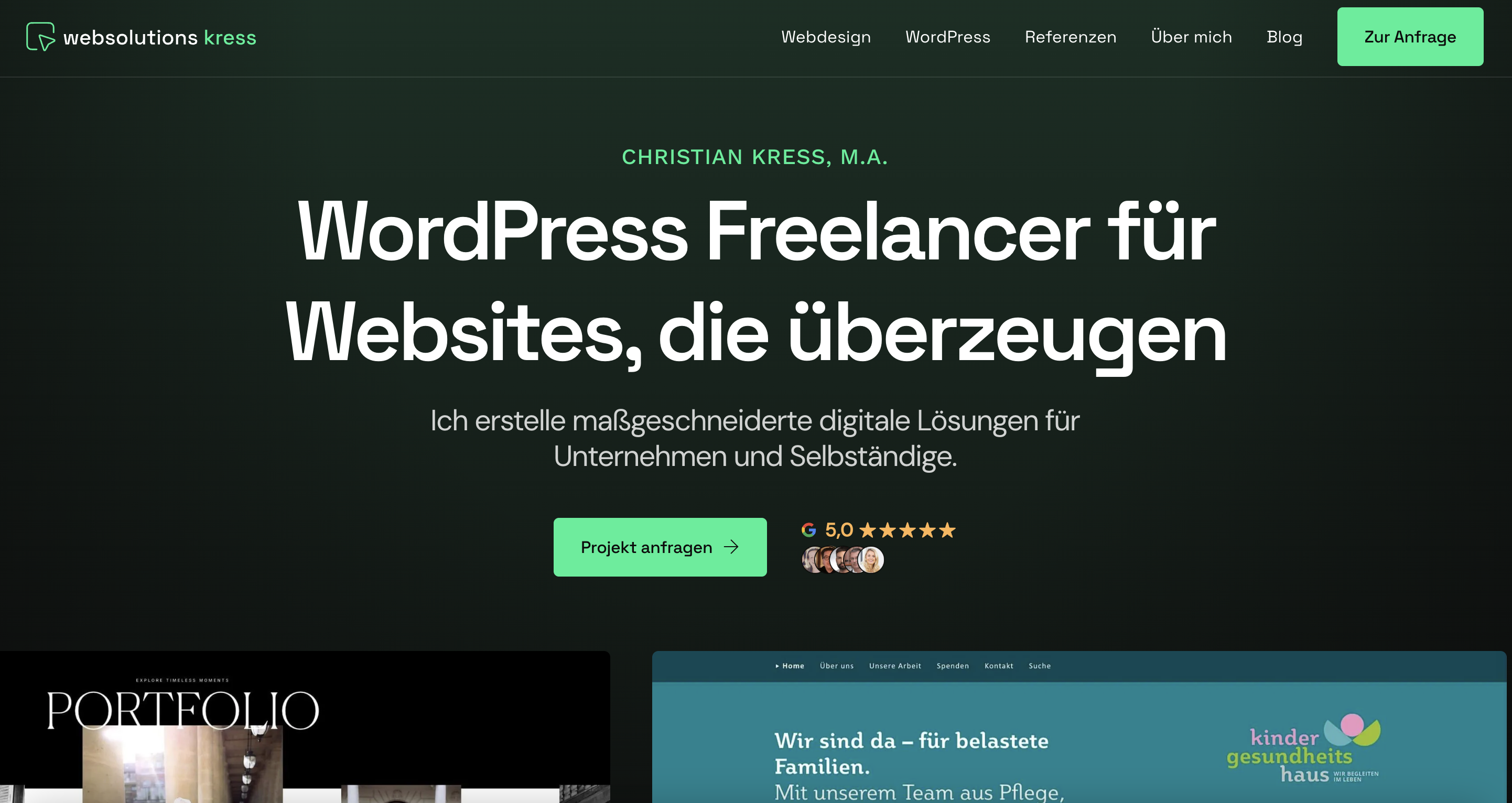 Christian Kress Webdesign und WordPress Experte