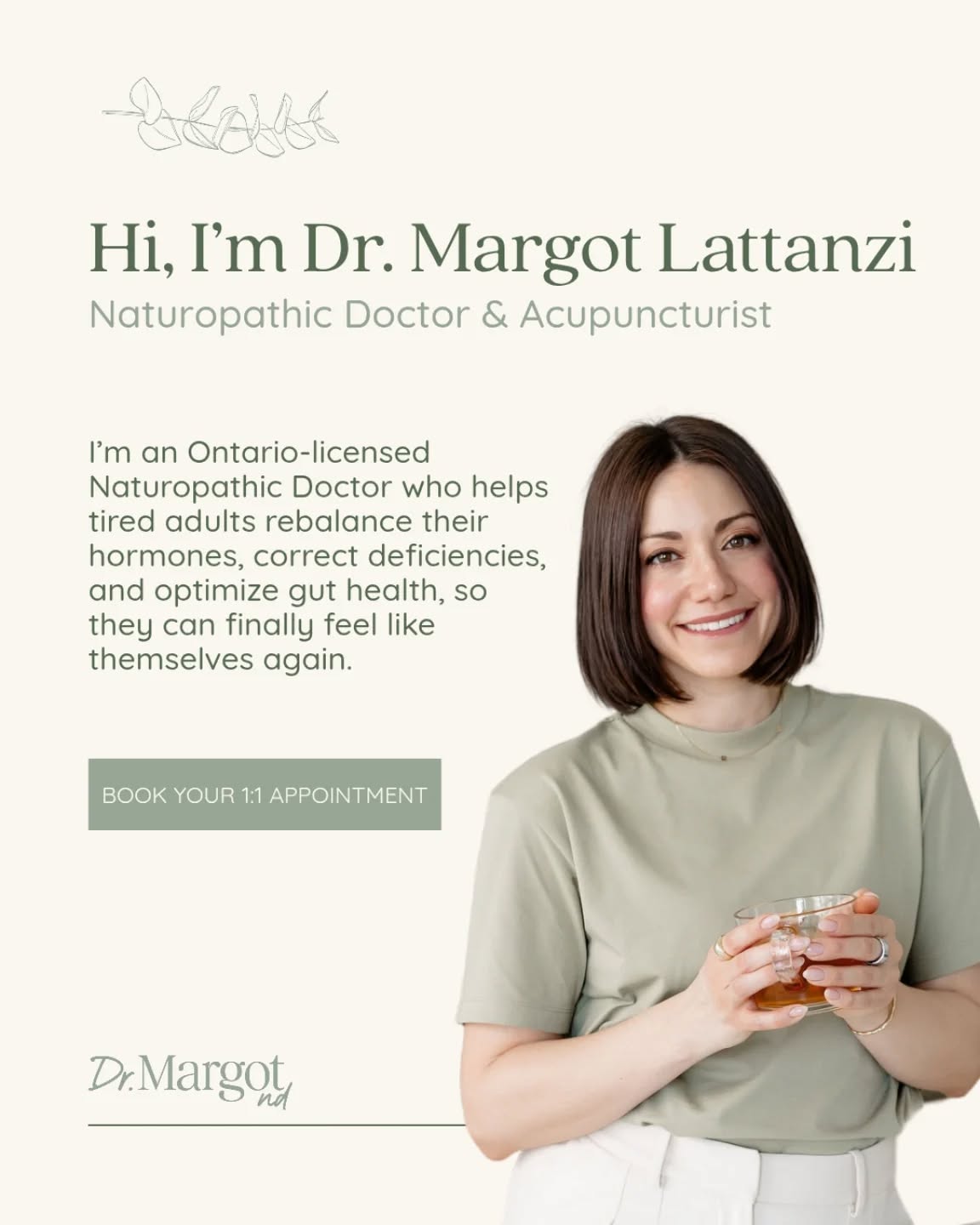 Find Doctor Margot ND on Instagram @doctormargotnd