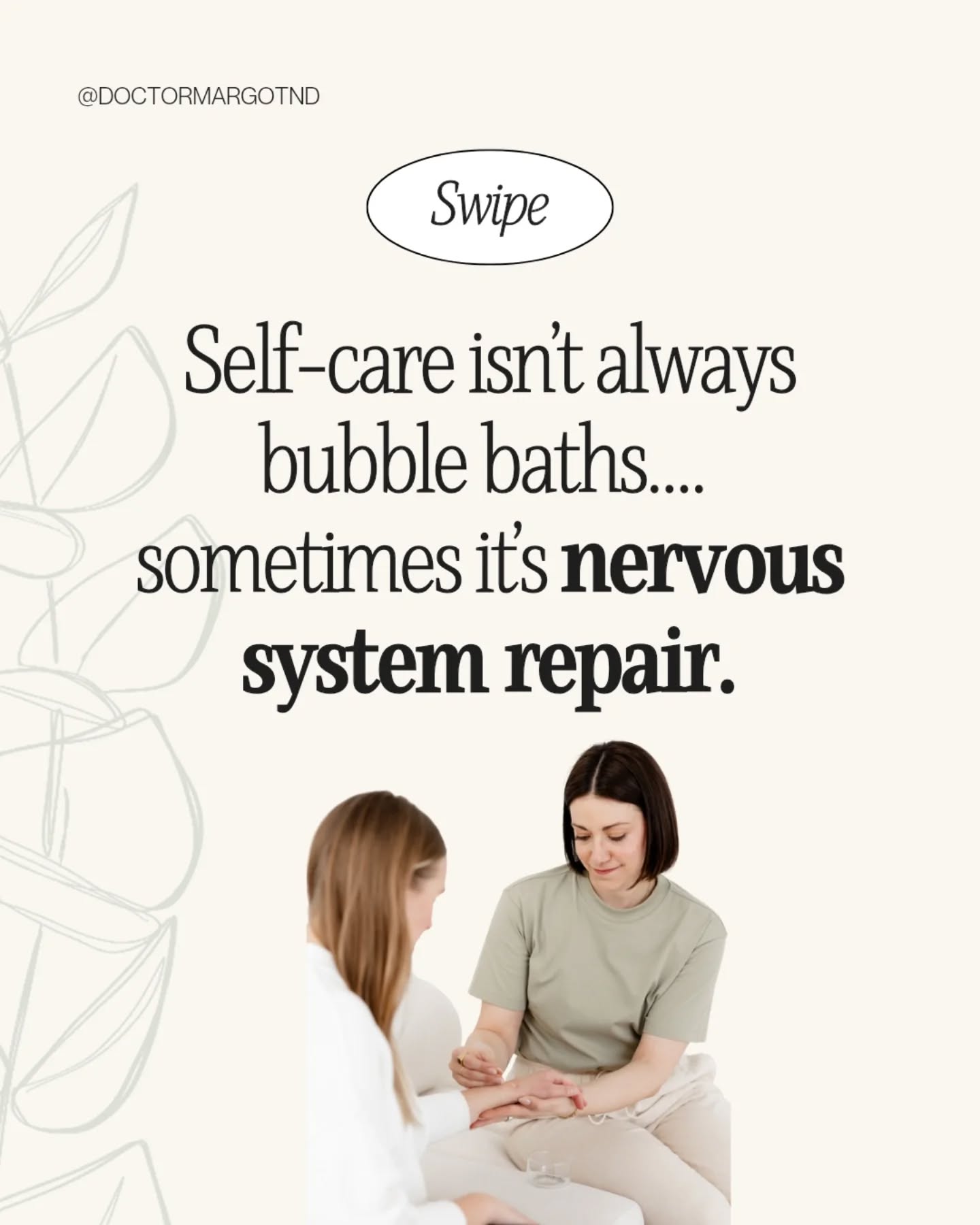 Find Doctor Margot ND on Instagram @doctormargotnd