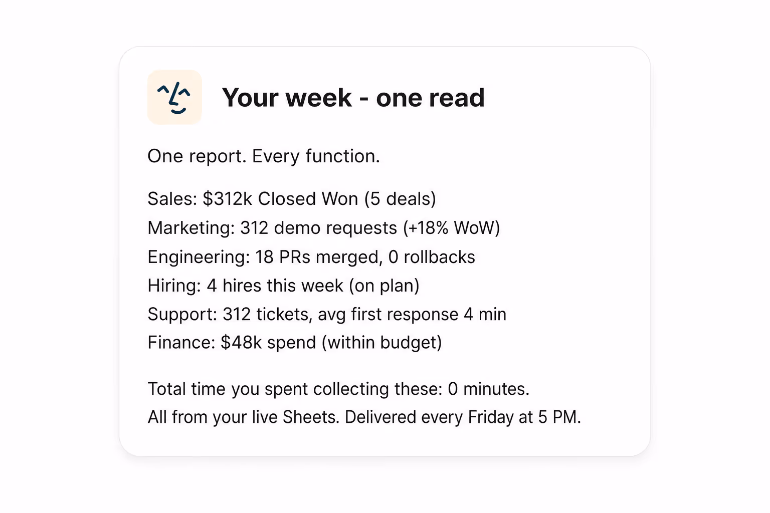 A weekly read on the business, every Friday