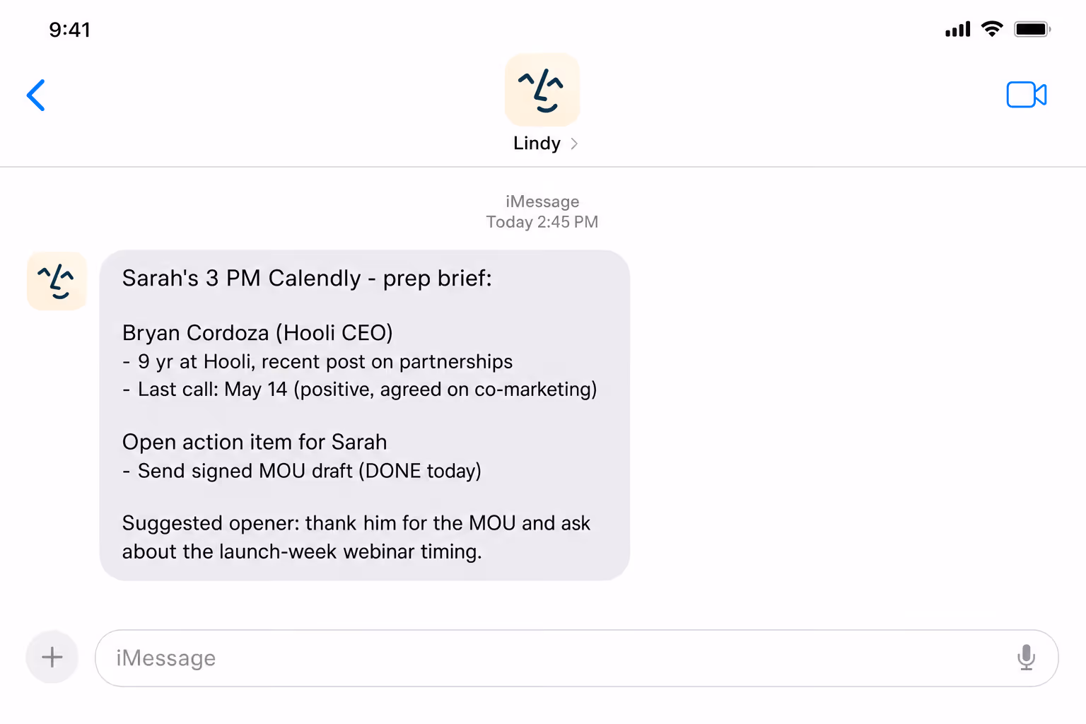 Brief your boss before every booked call