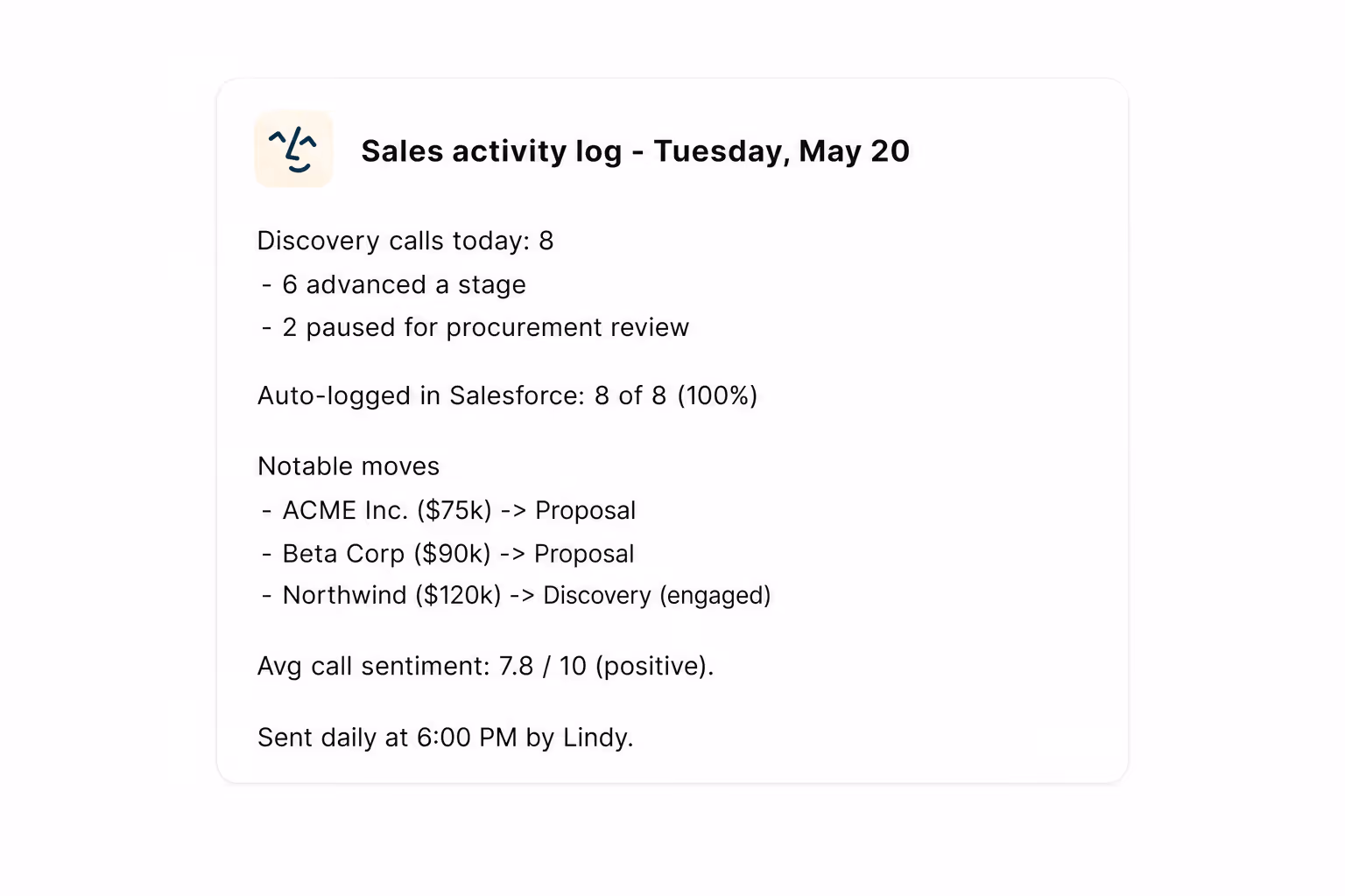 A clean Salesforce without nagging the team