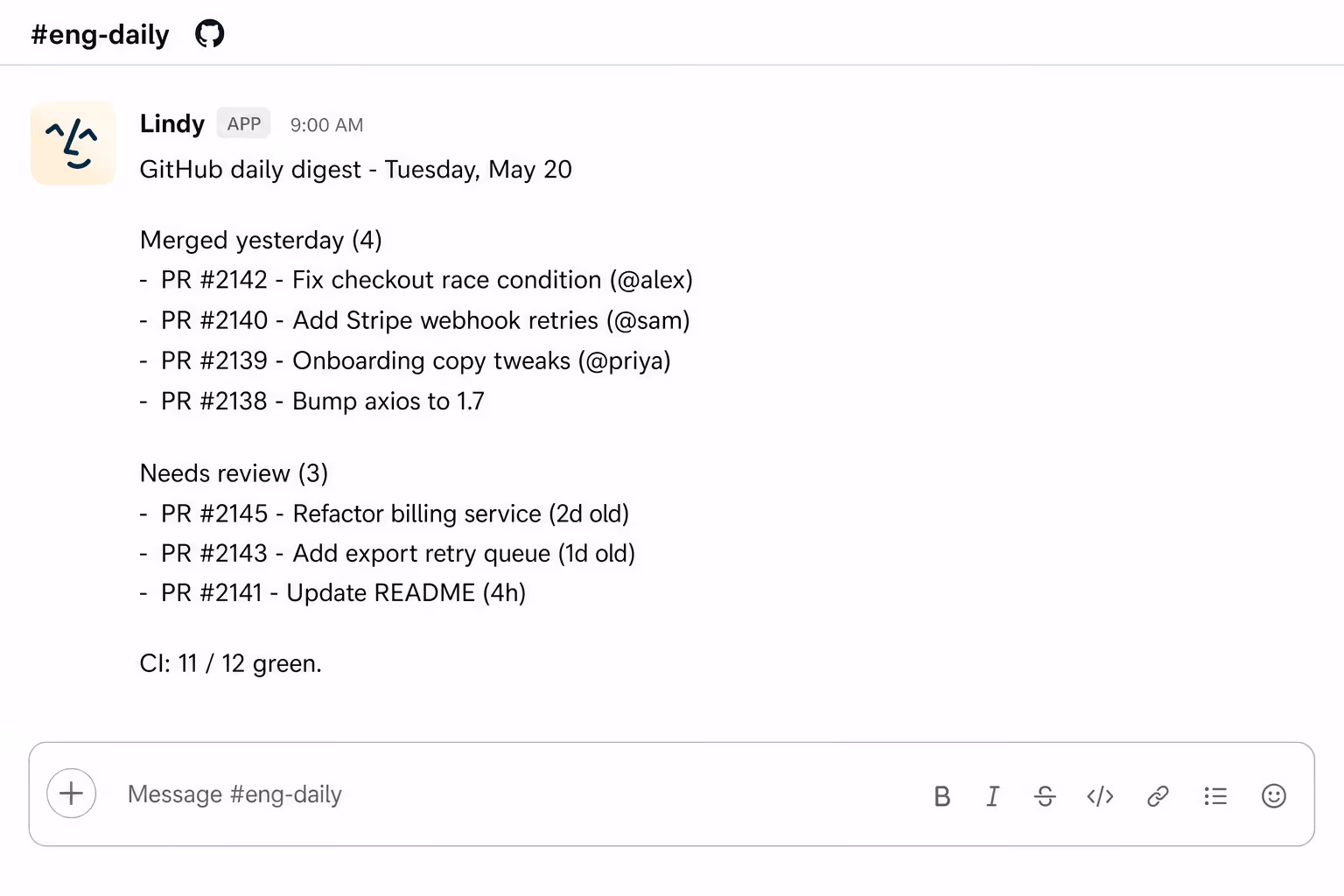 A daily read on engineering's velocity