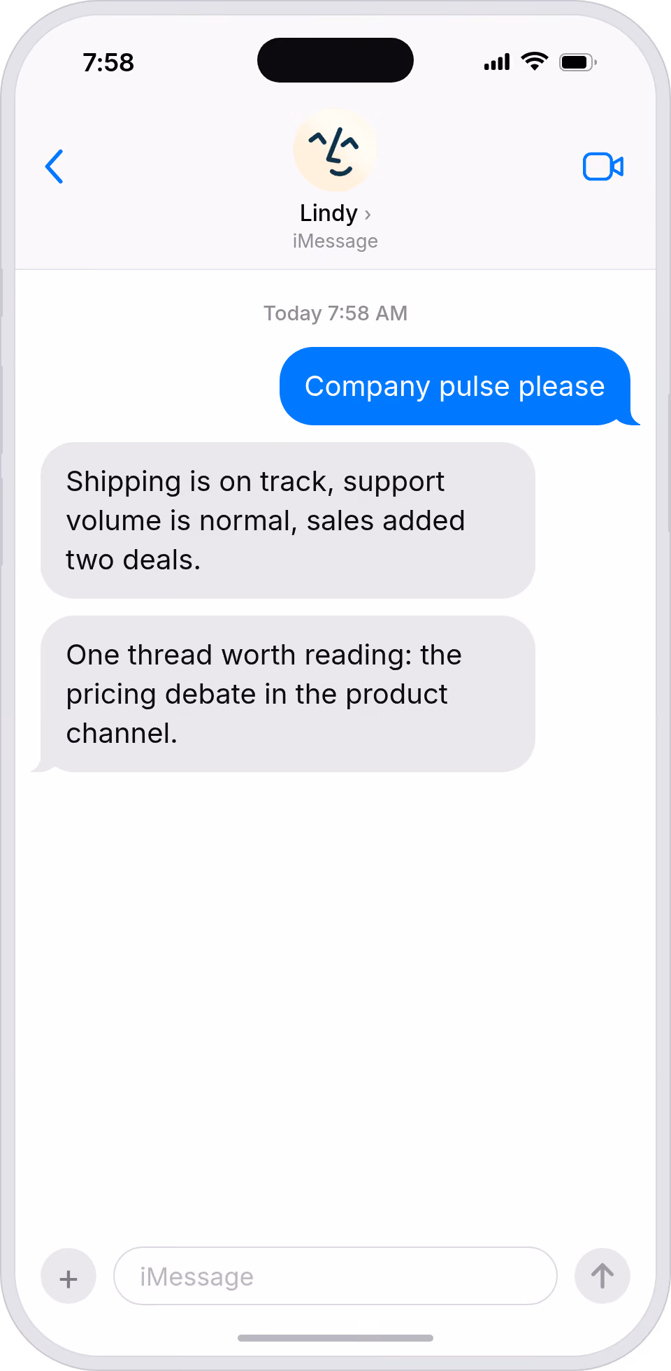 A daily read on the company's pulse