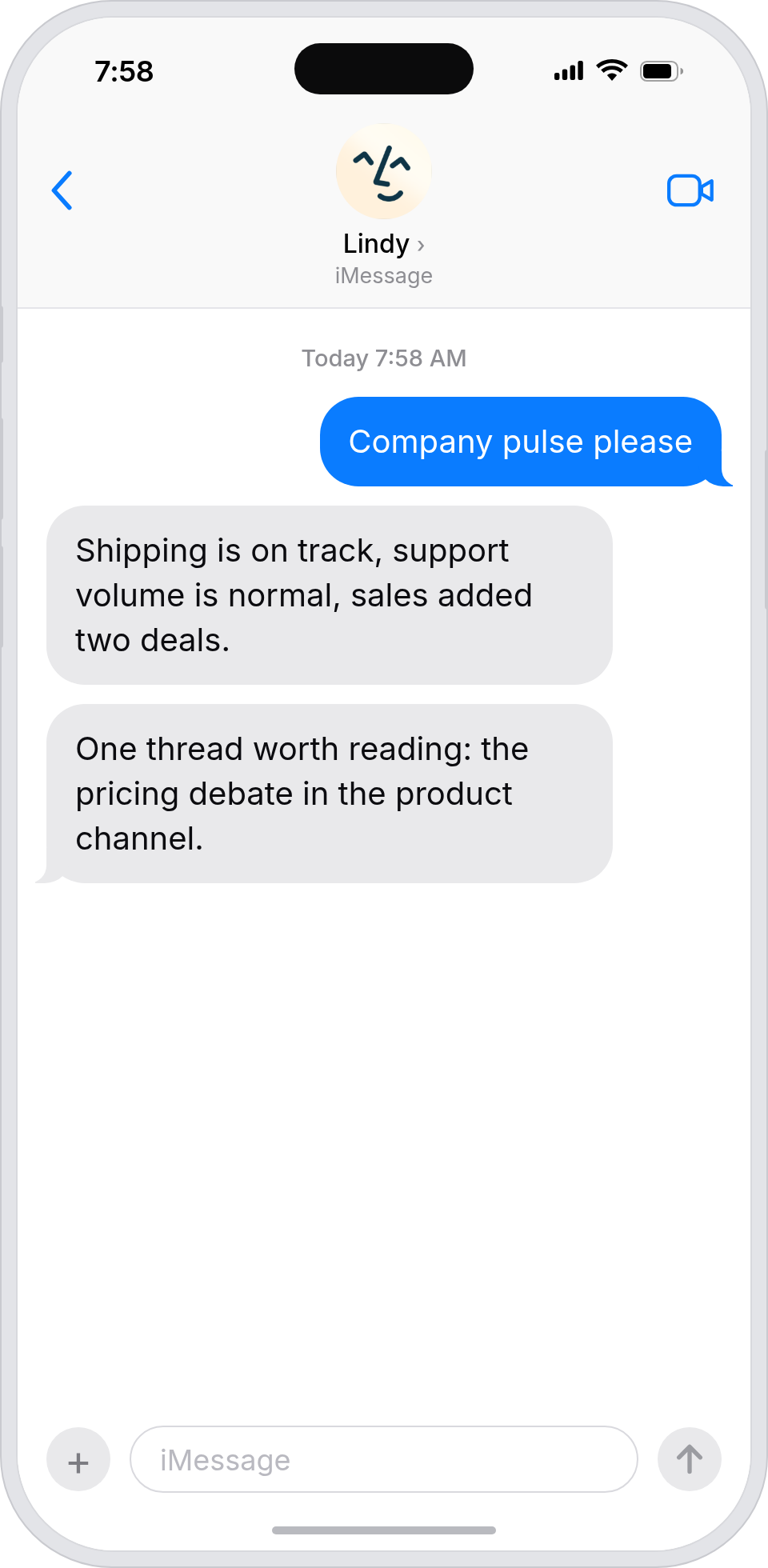 A daily read on the company's pulse
